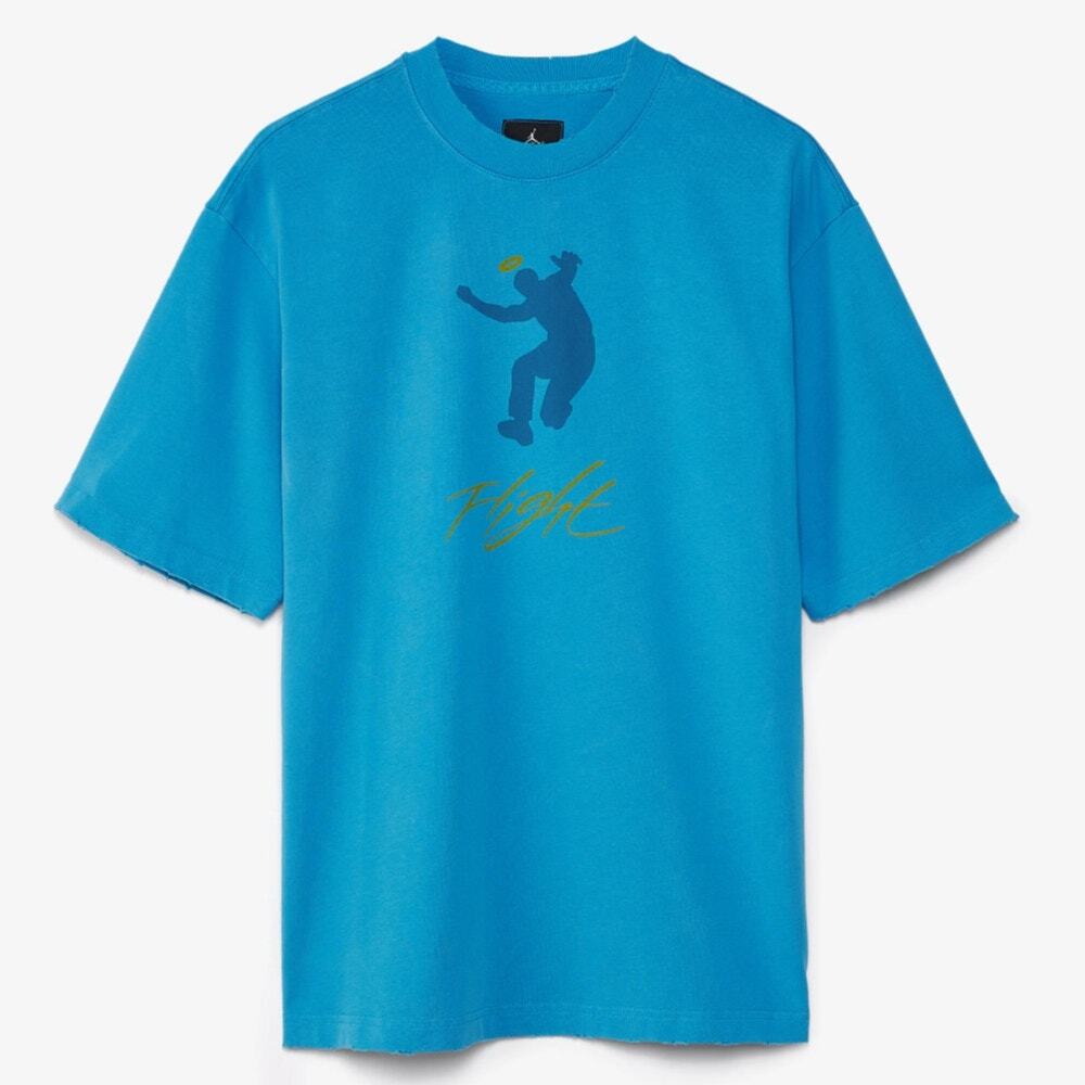 Union LA x Jordan Flight Graphic T Shirt Blue XL Nike Collab Streetwear